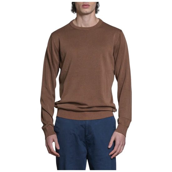 Maglione Acid wash Chocolate LORIS CTN157 IMPURE 