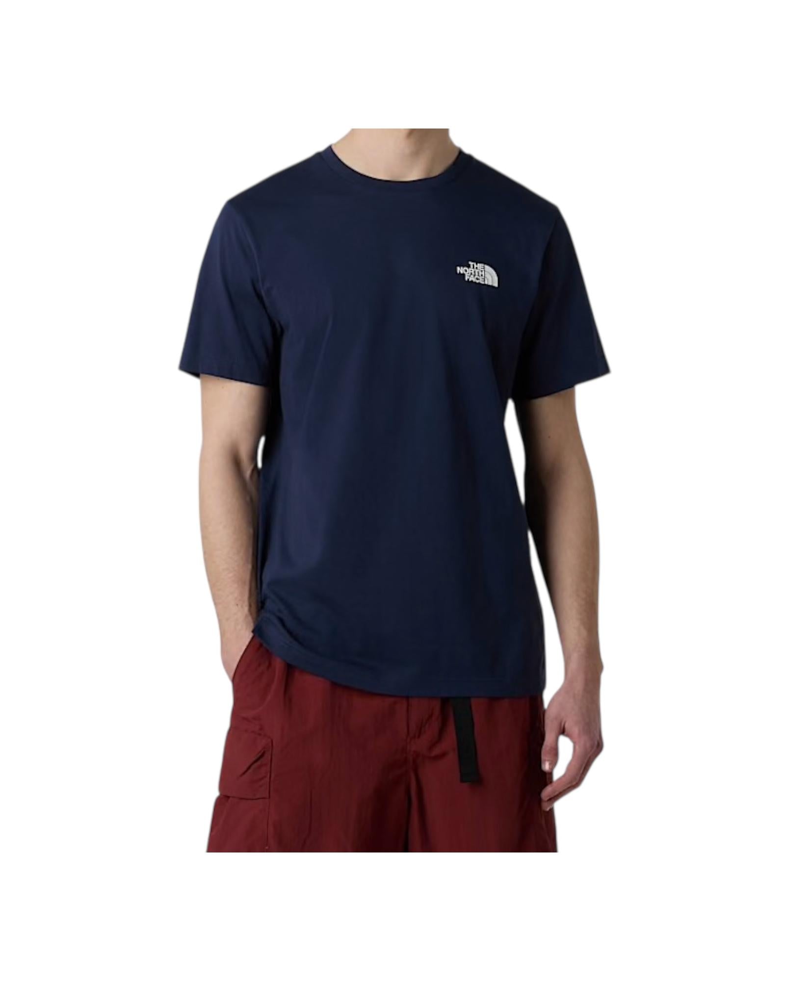 T-shirt Simple Dome Summit navy NF0A87NG SUMMIT NAVY THE NORTH FACE