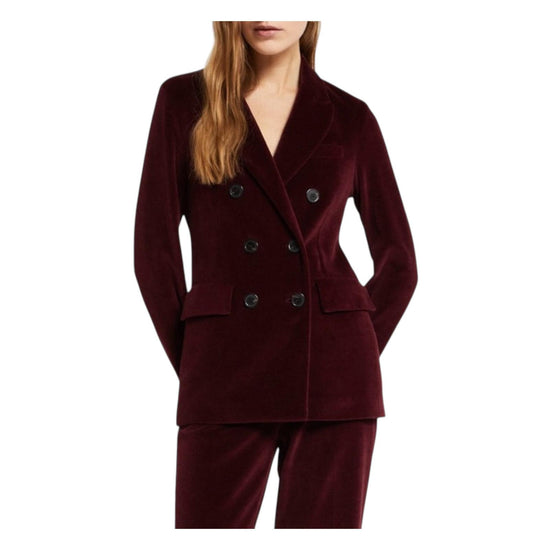 Giacca Doppiopetto velluto Rouge noir CHX DG6157 ROUGE NOIR OTTOD'AME 
