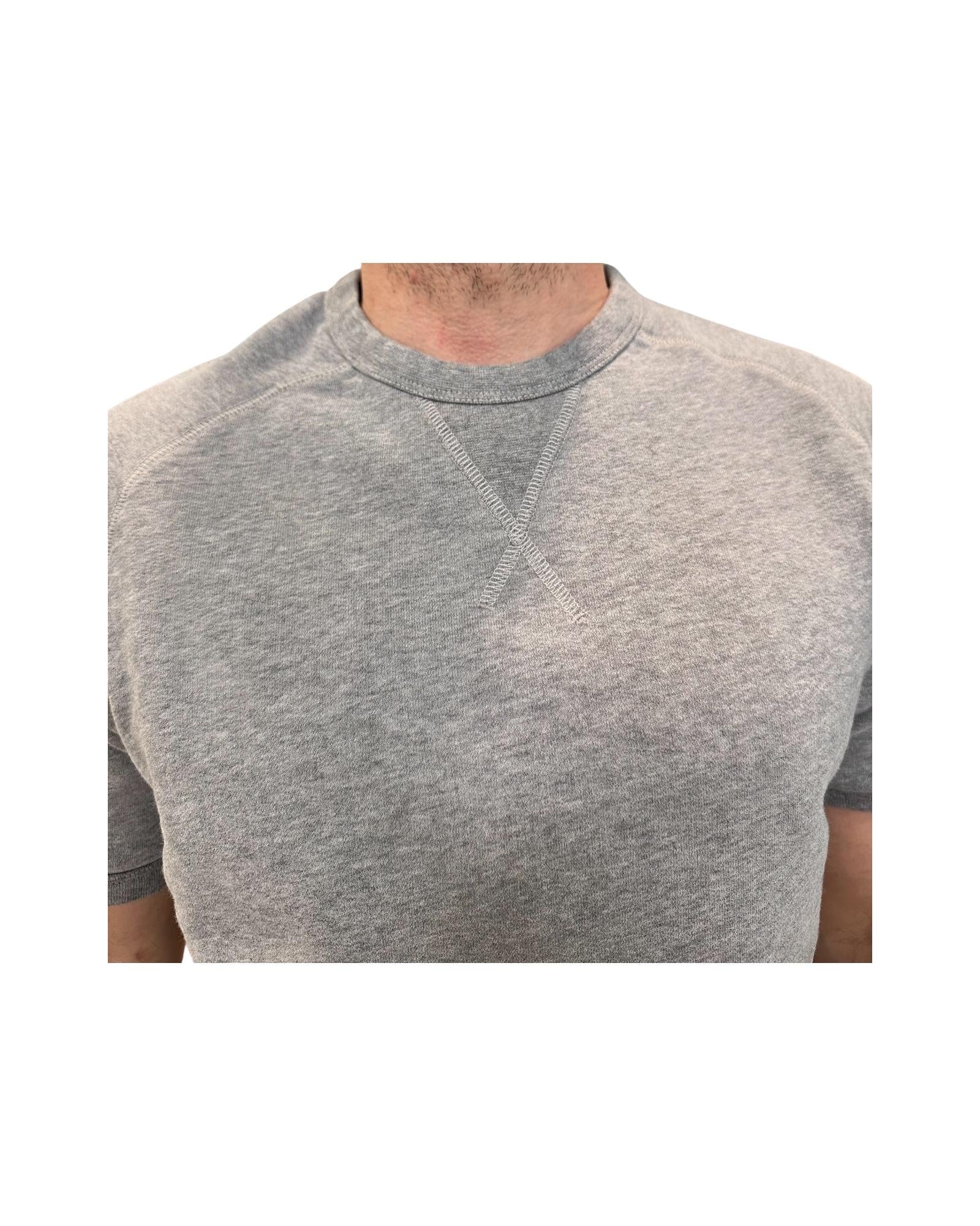 Felpa uomo Bar Harbour Grey melange. 4008 GREY MELANGE BL'KER 