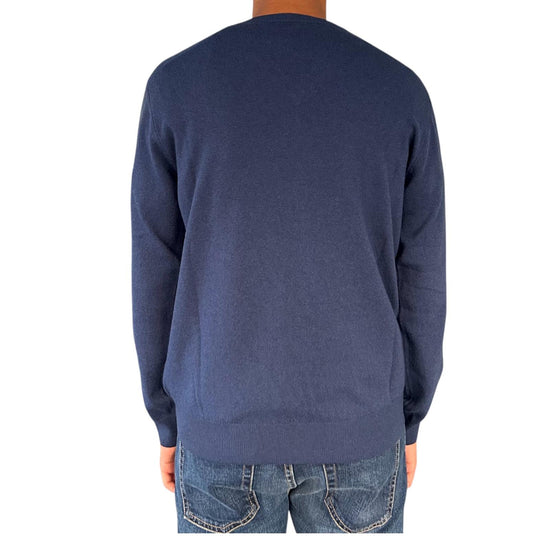 Maglione con scollo a V Denim 00G50130M 441 MONTECHIARO 
