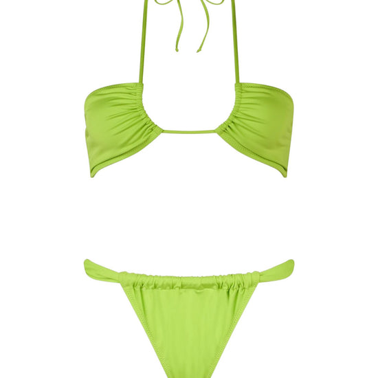Slip donna Noelle verde lime NOE0001 00141H MC2 SAINT BARTH 