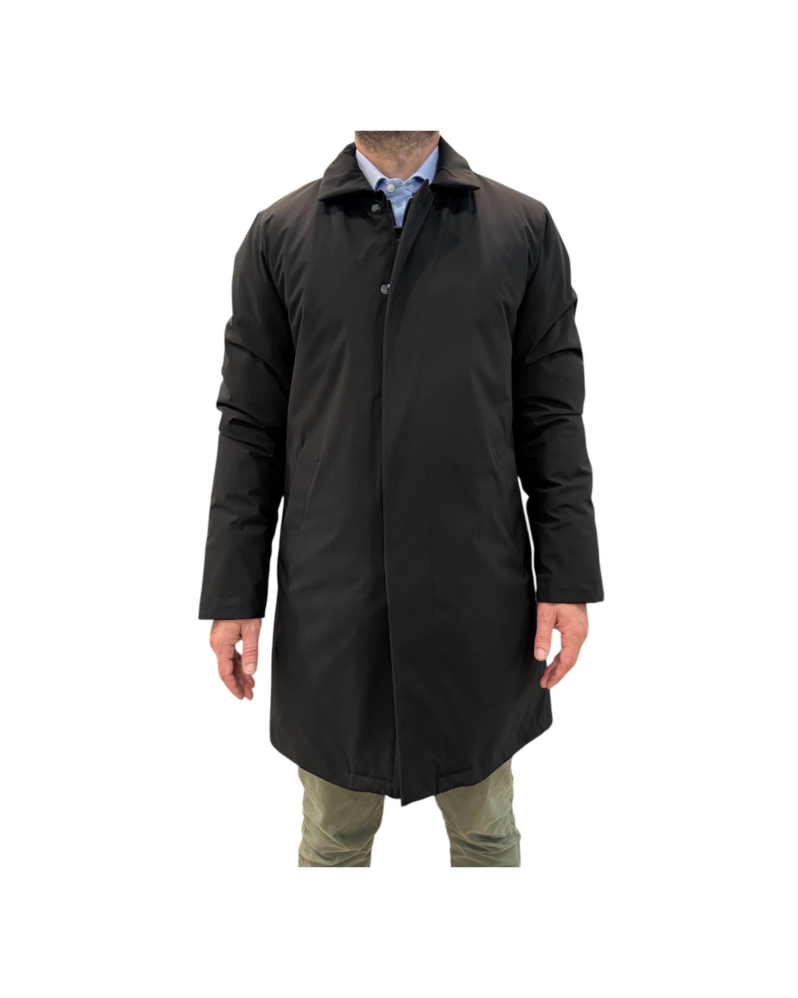 Cappotto Bneson Nero A313BENSON44N053 999 AT.P.CO