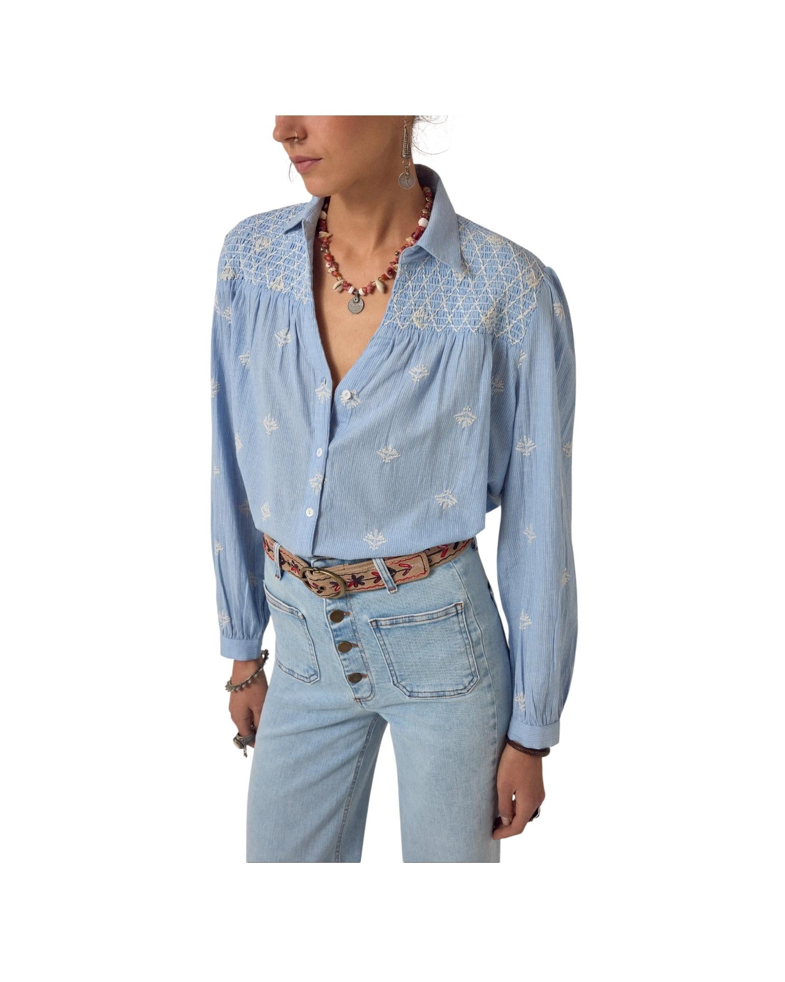 Camicia James Sky Blues JAMES SKY BLUES MAISON HOTEL 