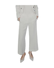 Pantalone in envers satin Bianco