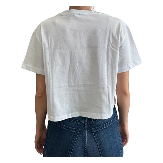 T-shirt crop Arukia bianco ARUKIA 00000 SAVE THE DUCK 