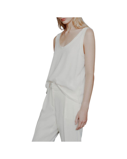 Canotta in Satin light Burro ALACRE 001 MARELLA 
