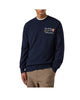 Maglione girocollo con ricamo Sole, wishy e sei in pole position Blu