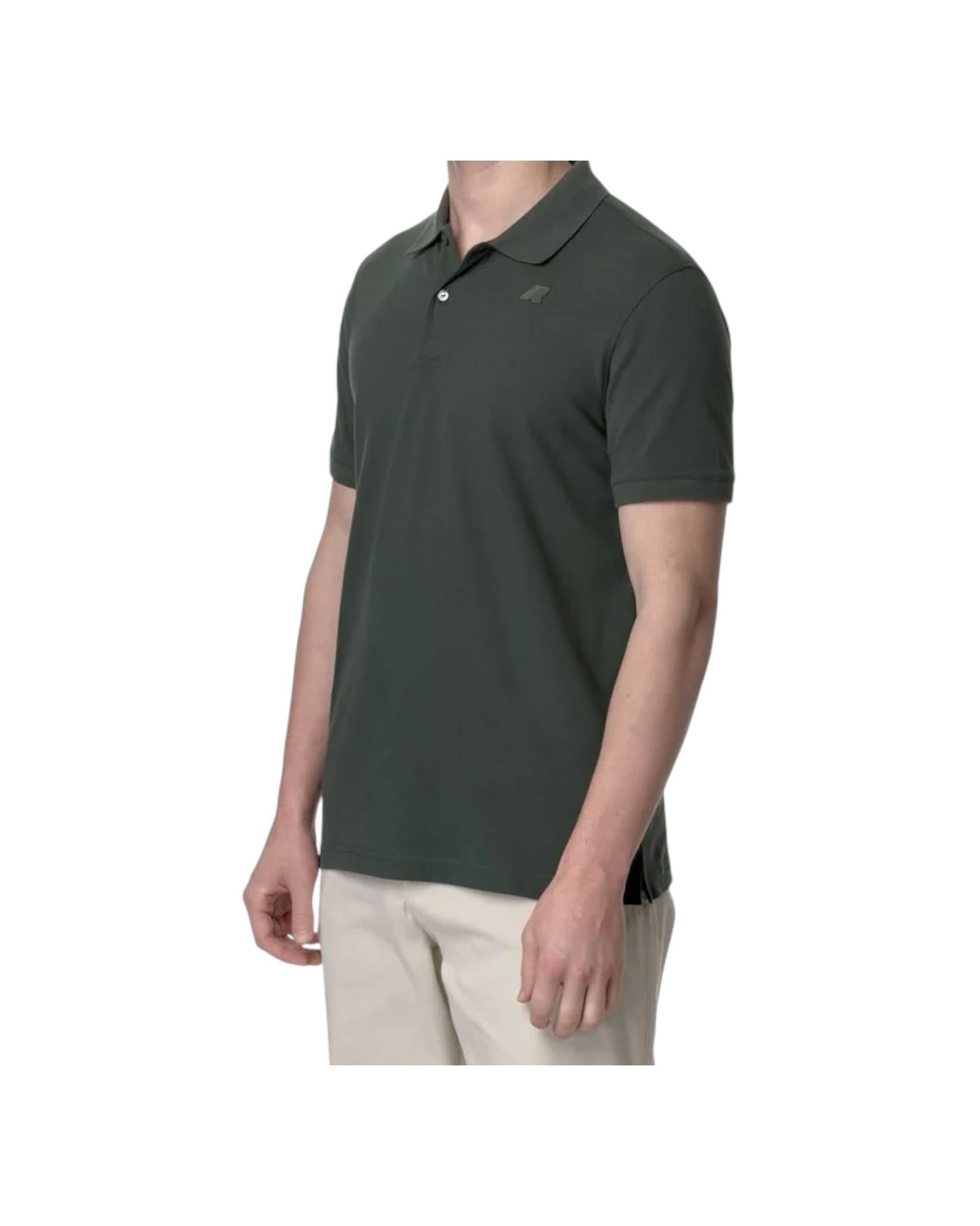 Amedee Pique tinta unita green blackish K5127BW WMR K-way 