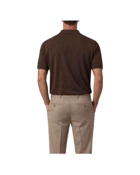 Polo senza bottoni Moro M5425 MORO +39MAsq 