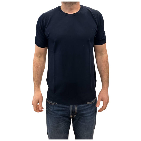 Maglia in cotone Crepe Blu 12104 108 RETOIS 