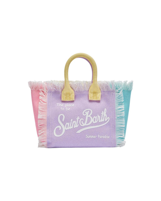 Borsa Colette in canvas di cotone Multicolor COL0001 02576L MC2 SAINT BARTH 