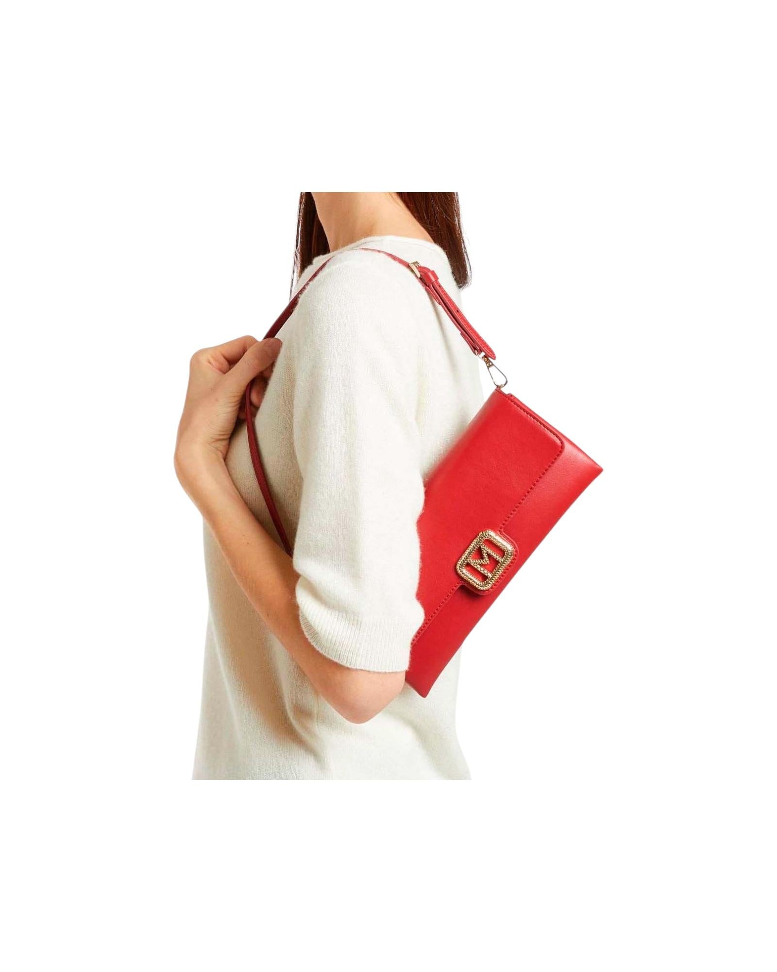 Borsa in similpelle liscia Rosso GRILL 001 MARELLA 