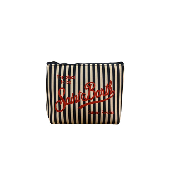 Pochette Aline a righe Blu ALIN001 07714L MC2 SAINT BARTH 