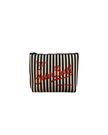 Pochette Aline a righe Blu ALIN001 07714L MC2 SAINT BARTH 
