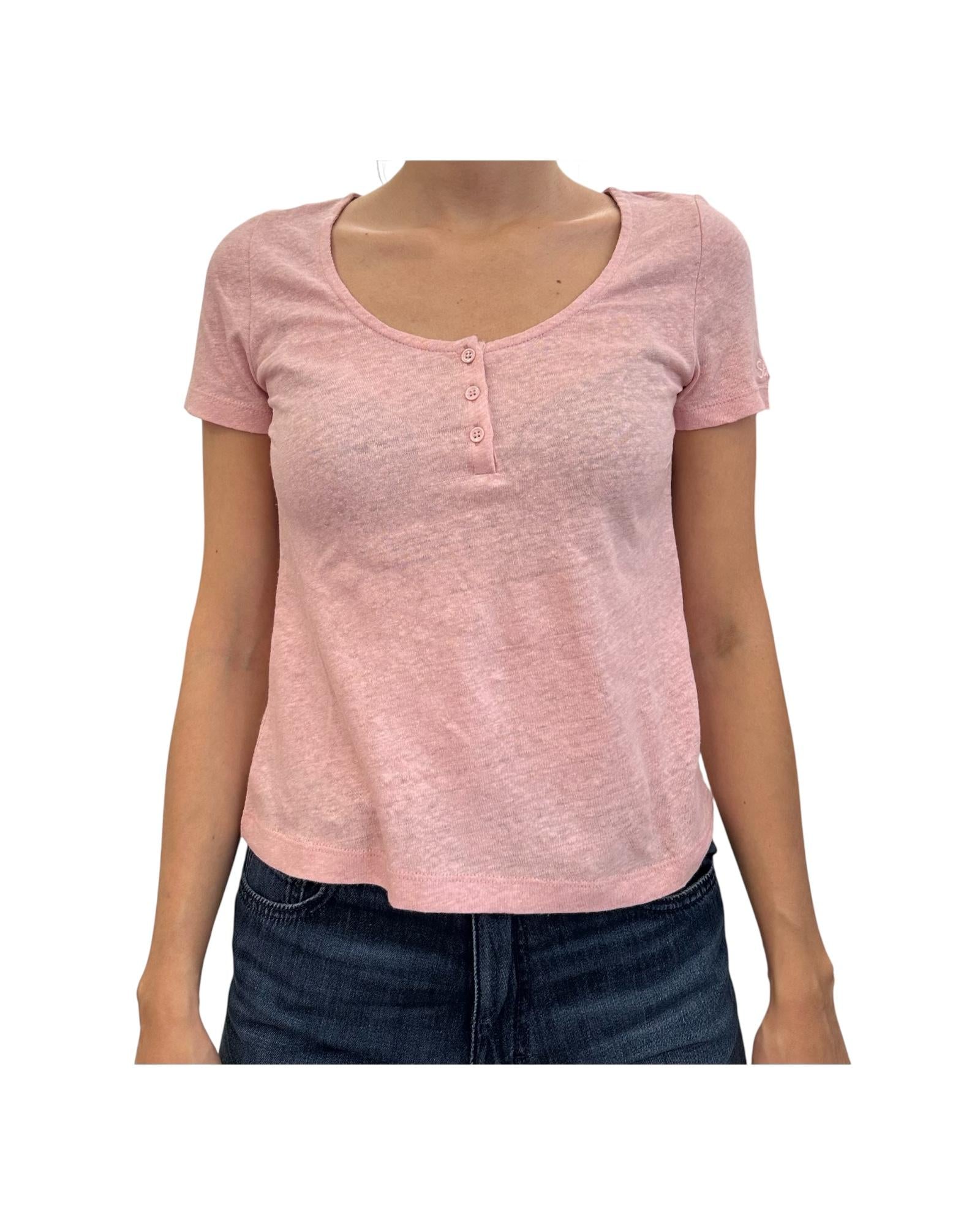 T-Shirt Belen Pink BLN0001 01522H MC2 SAINT BARTH