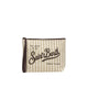 Pochette Aline in lino a righe