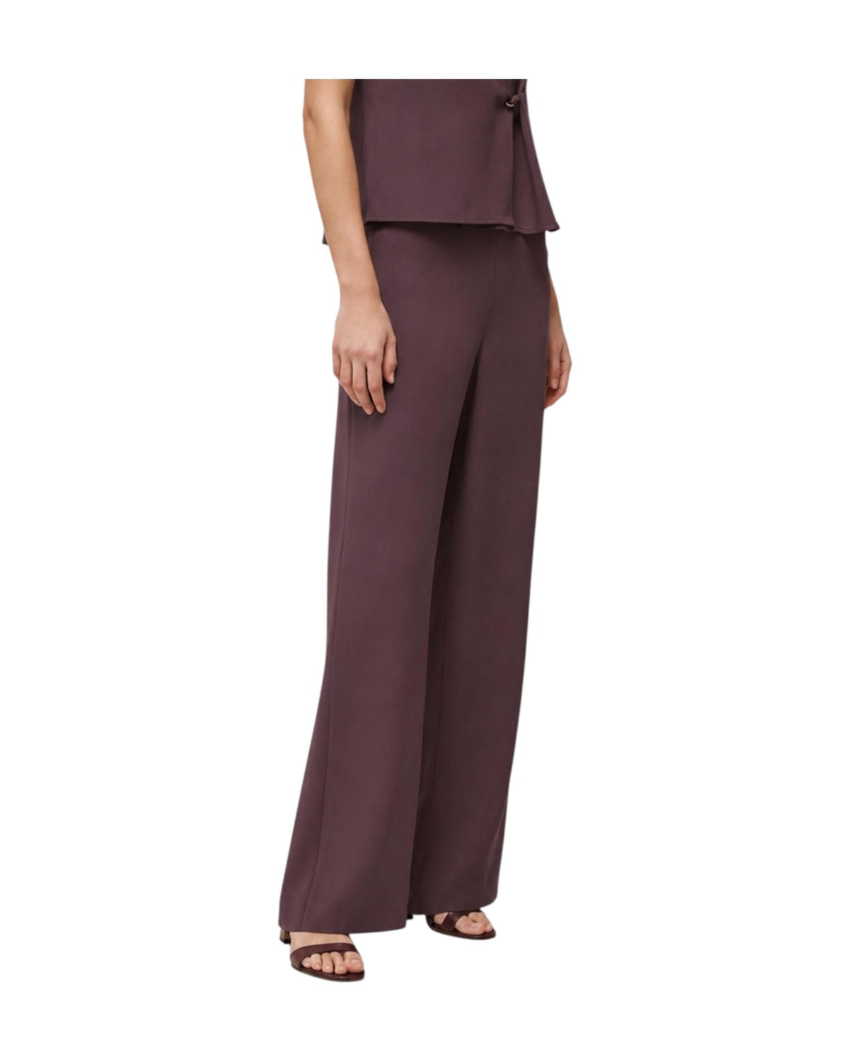 Pantaloni palazzo in misto viscosa Fico MID TP0052 FICO OTTOD'AME 
