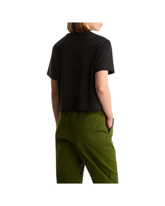 T-shirt evolution simple dome cropped relaxed Black W EVO SD RELAXED BLACK THE NORTH FACE 