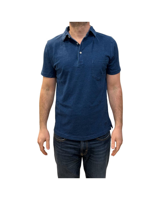 Polo Uomo Cape Cod Indigo Jersey 2010 INDIGO BLEACH BL'KER 