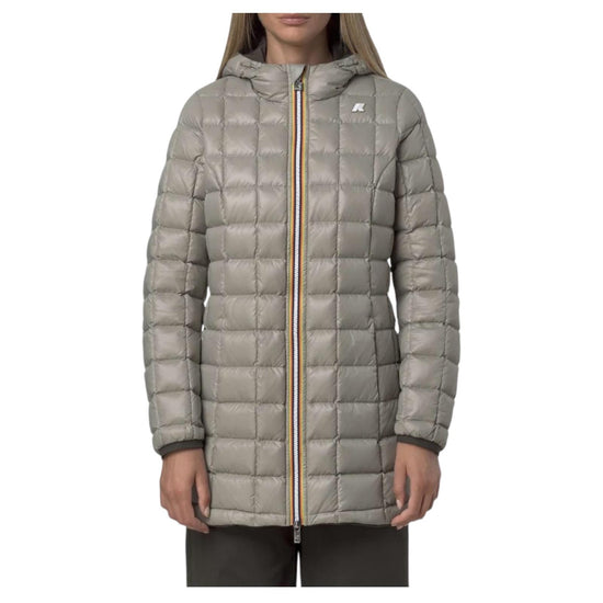 Giacca reversibile da donna Black olive green oak K8134CW B42 K-way 