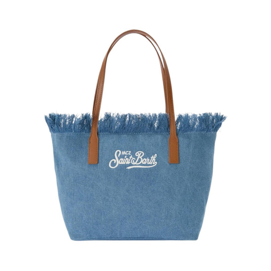 Borsa City Regular in tessuto denim CBF0001 00436L MC2 SAINT BARTH 
