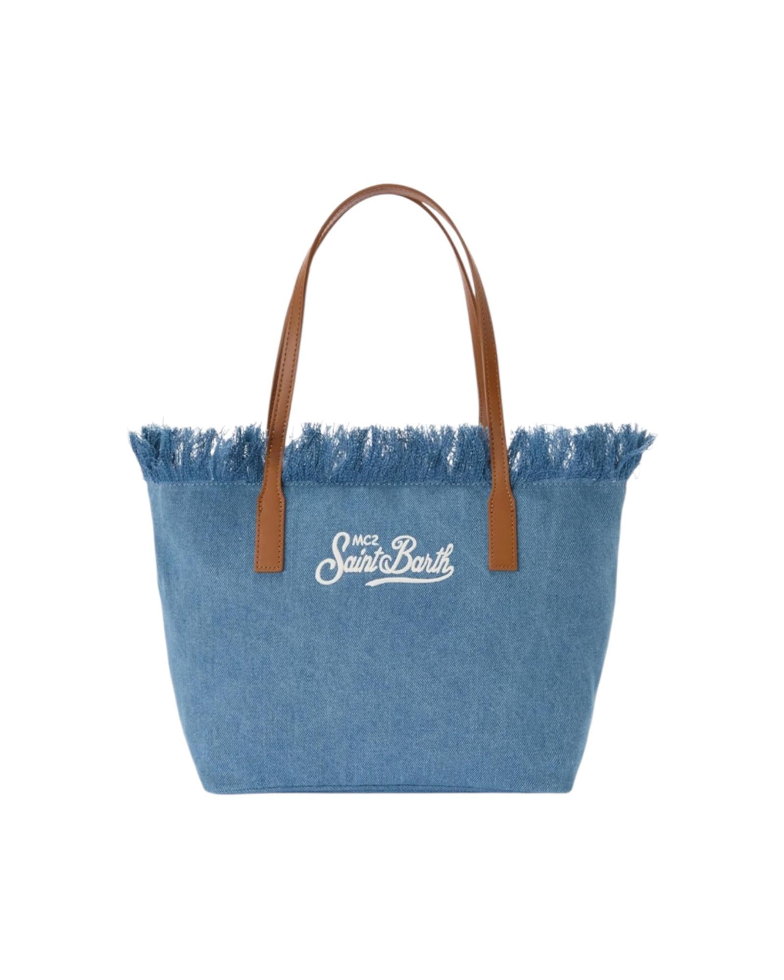 Borsa City Regular in tessuto denim CBF0001 00436L MC2 SAINT BARTH 