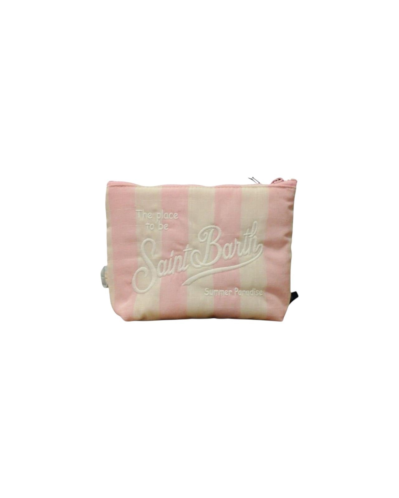 Pochette Aline con stampa a righe ALI0011 06172H MC2 SAINT BARTH 