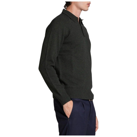 Polo in lana Dark green COLIN WN8C04 IMPURE 