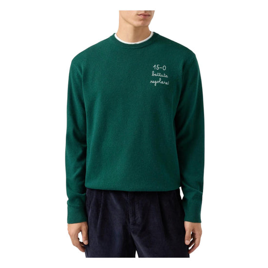 Maglione girocollo Heron Light con ricamo 15/0 battuta regolare! HER0024 03403I MC2 SAINT BARTH 