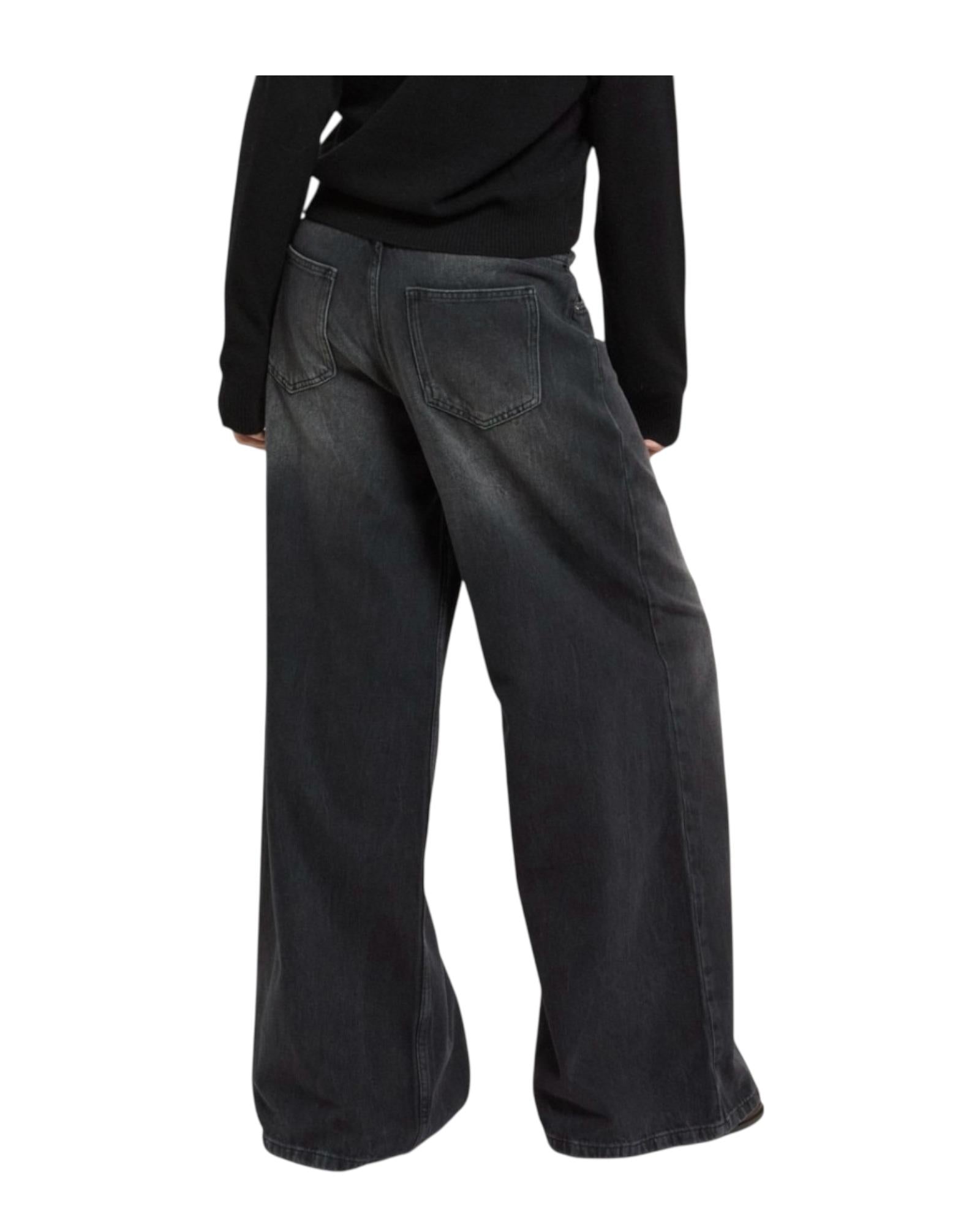 Jeans super wide Nero JEA DP9869 UNICA OTTOD'AME