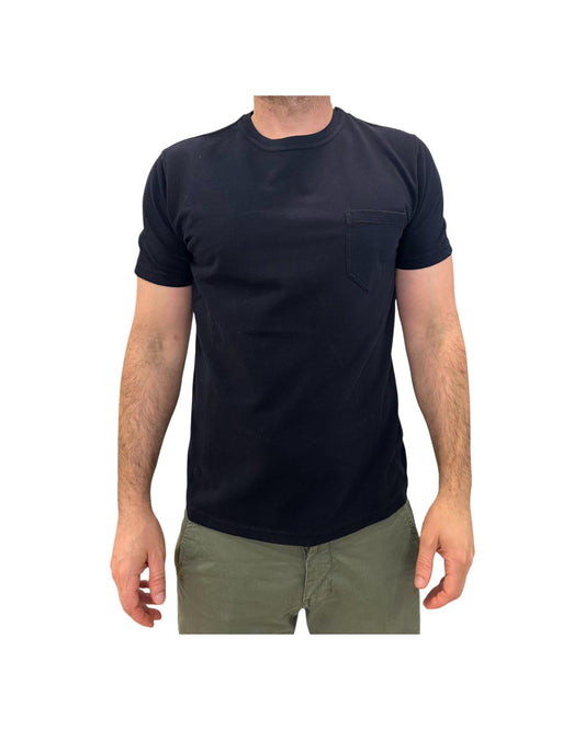 T-shirt Uomo Orchard Piquet navy. 1003 NAVY BL'KER 