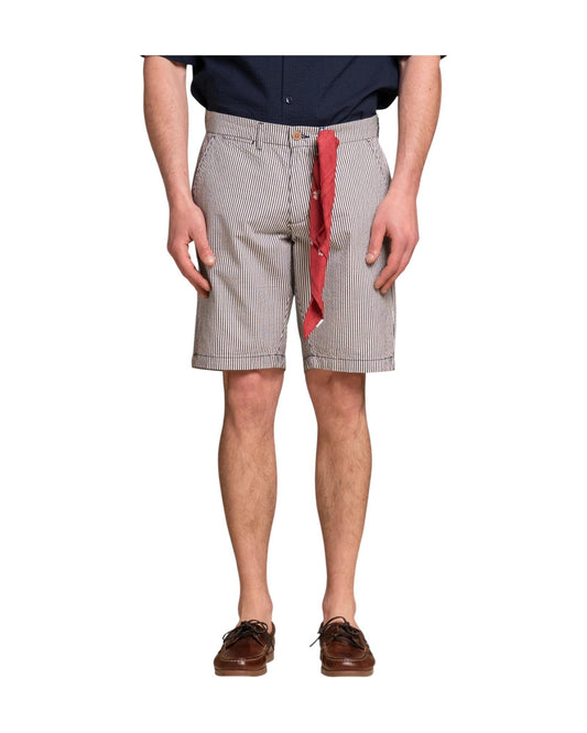 Bermuda Rey a righe bianco blu REY SRKC63 IMPURE 
