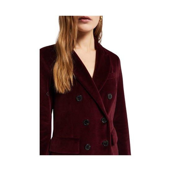 Giacca Doppiopetto velluto Rouge noir CHX DG6157 ROUGE NOIR OTTOD'AME 