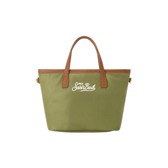 Borsa City Mini in nylon Verde Militare CB0005 00219L MC2 SAINT BARTH 