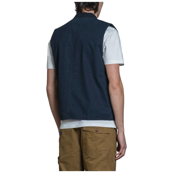 Gilet in cotone Wah Navy TERRY SLBC01 IMPURE 