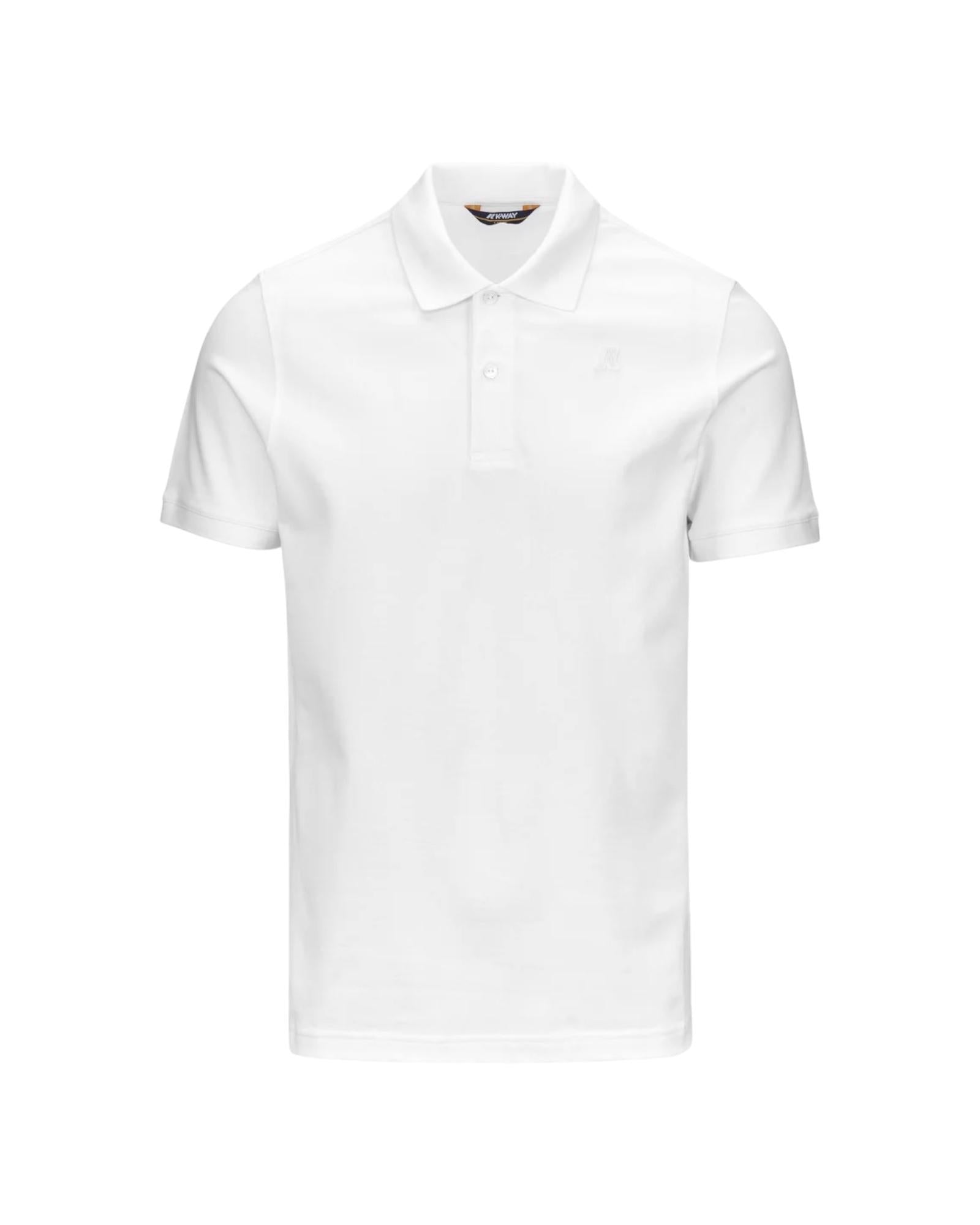 Polo piquet White K5127BW 001 K-WAY 