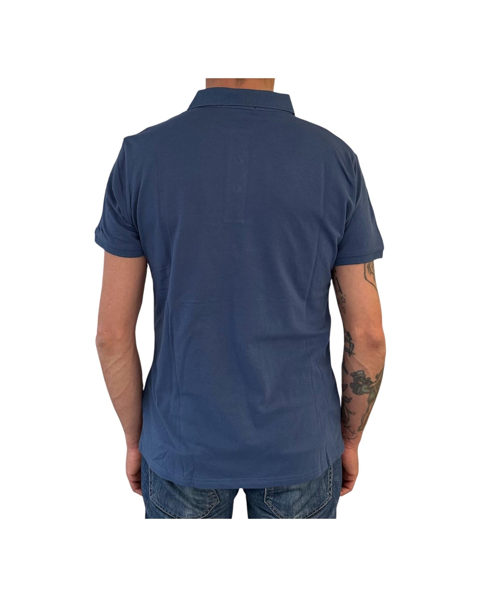 Polo in cotone Blu POLO COTONE BLU RE.VI.VAL 