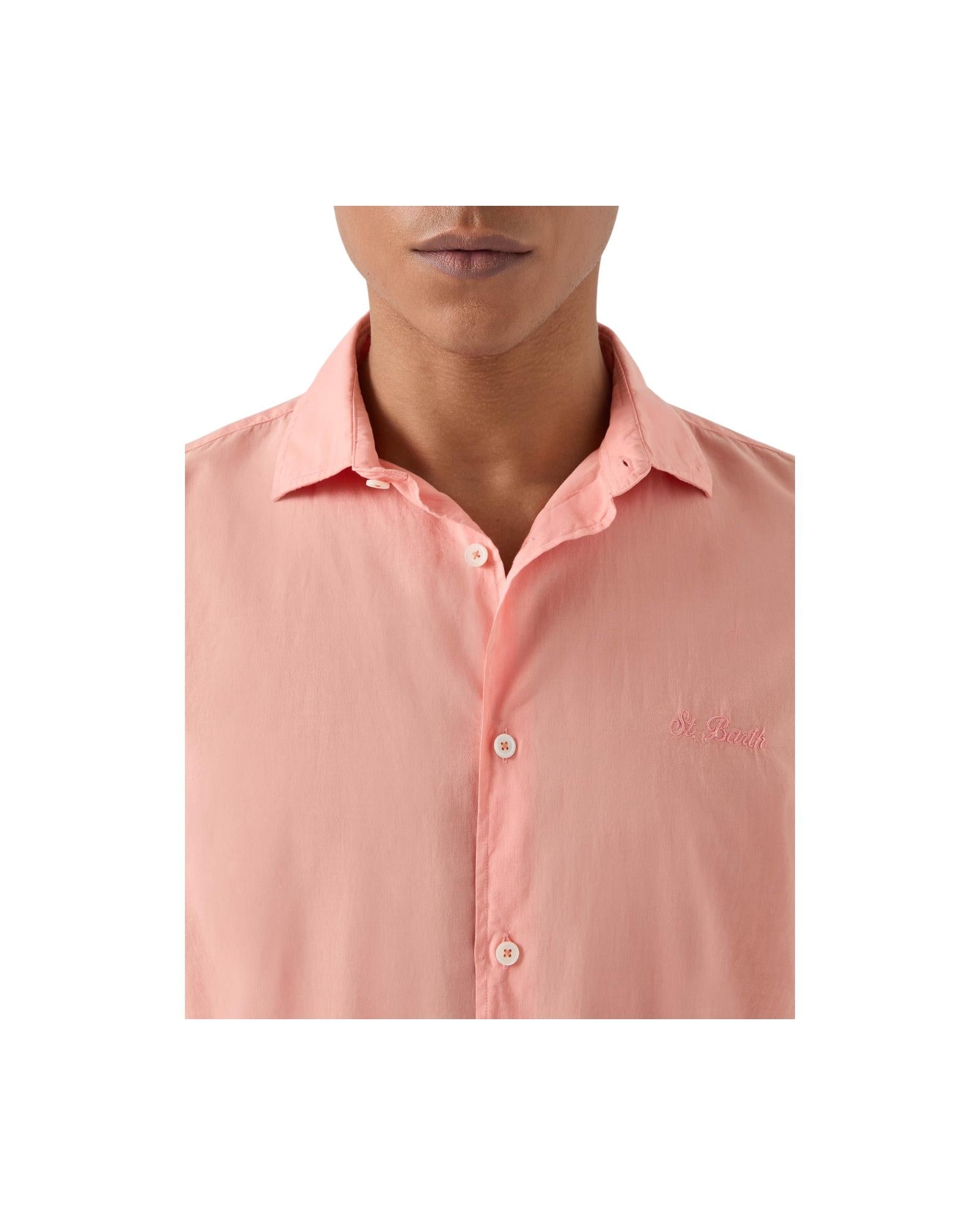 Camicia Chemise in cotone pesca LCM0001 00425L MC2 SAINT BARTH 