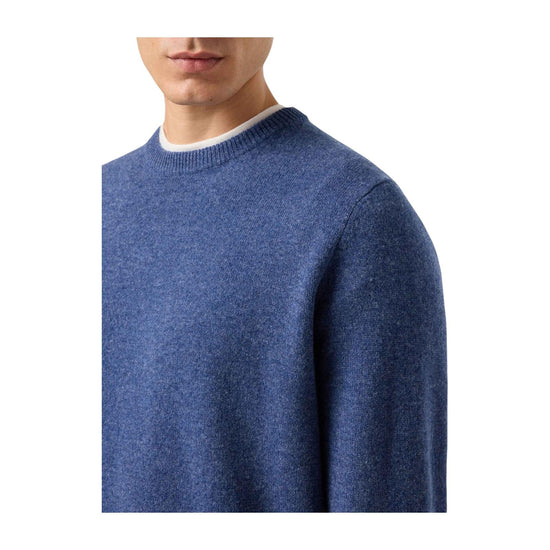 Maglione Regent in lambswool Denim REGE011 00059I MC2 SAINT BARTH 