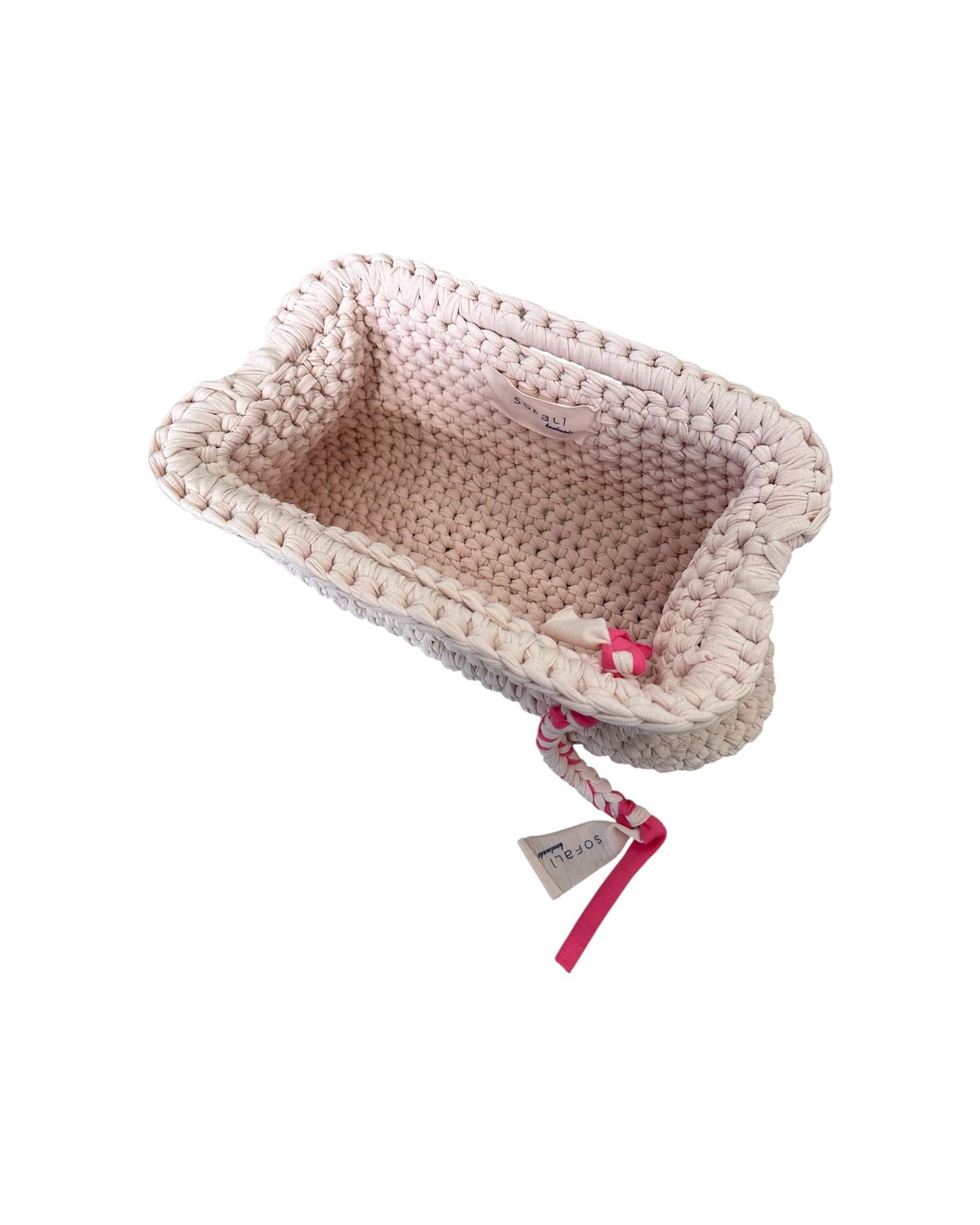 Clutch Bag Sofa grande Rosa cipria SOFA ROSA CIPRIA SOFALI' 