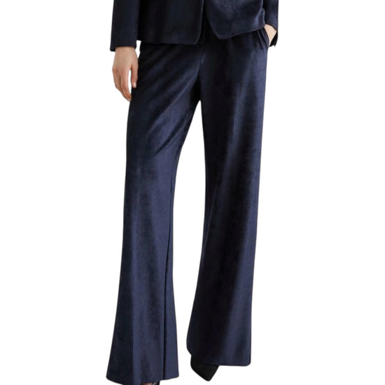 Pantalone dritto in velluto a coste Blu AVANA 003 MARELLA 