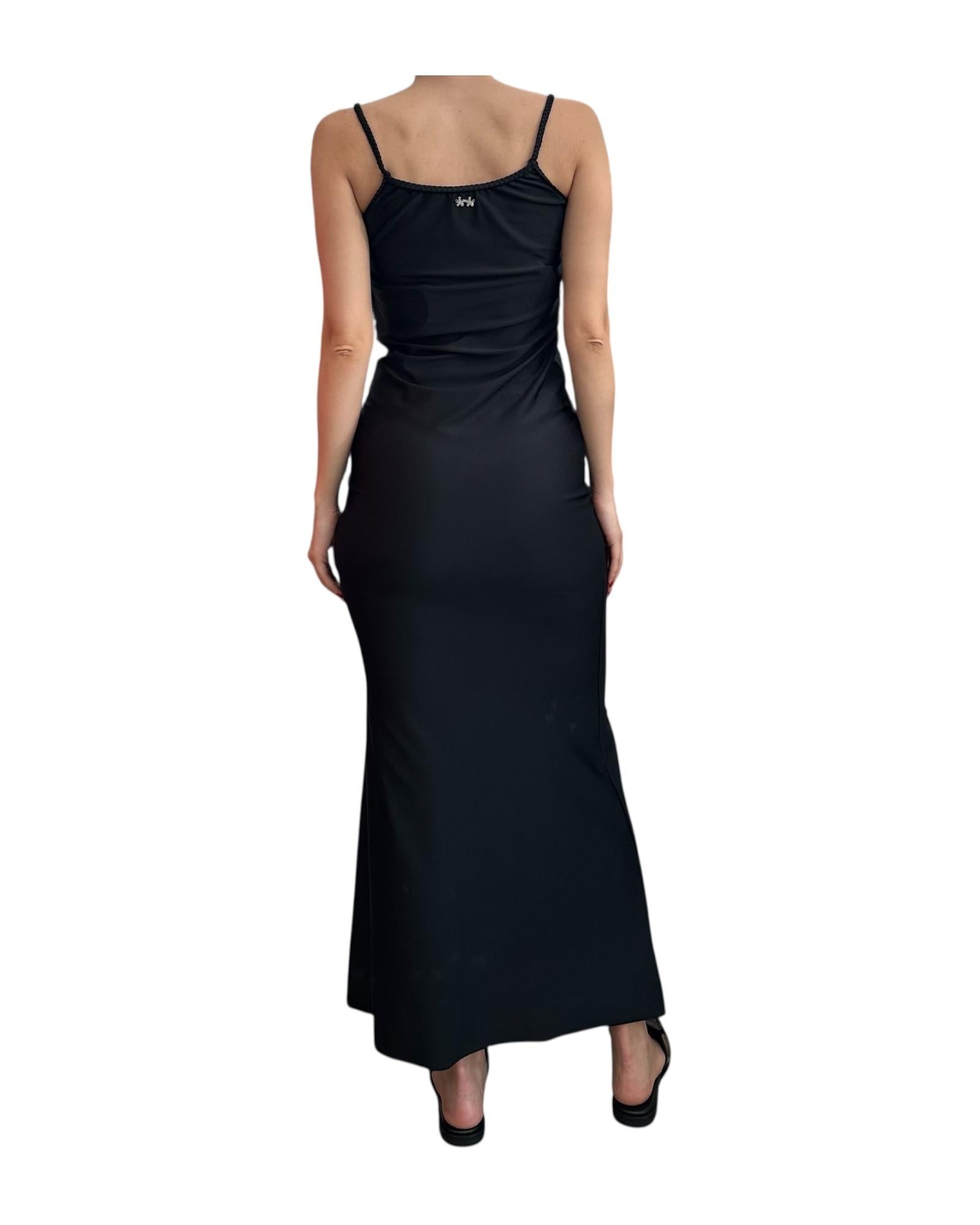 Vestito lungo Nero FK24-1362BK UNICA F**K 