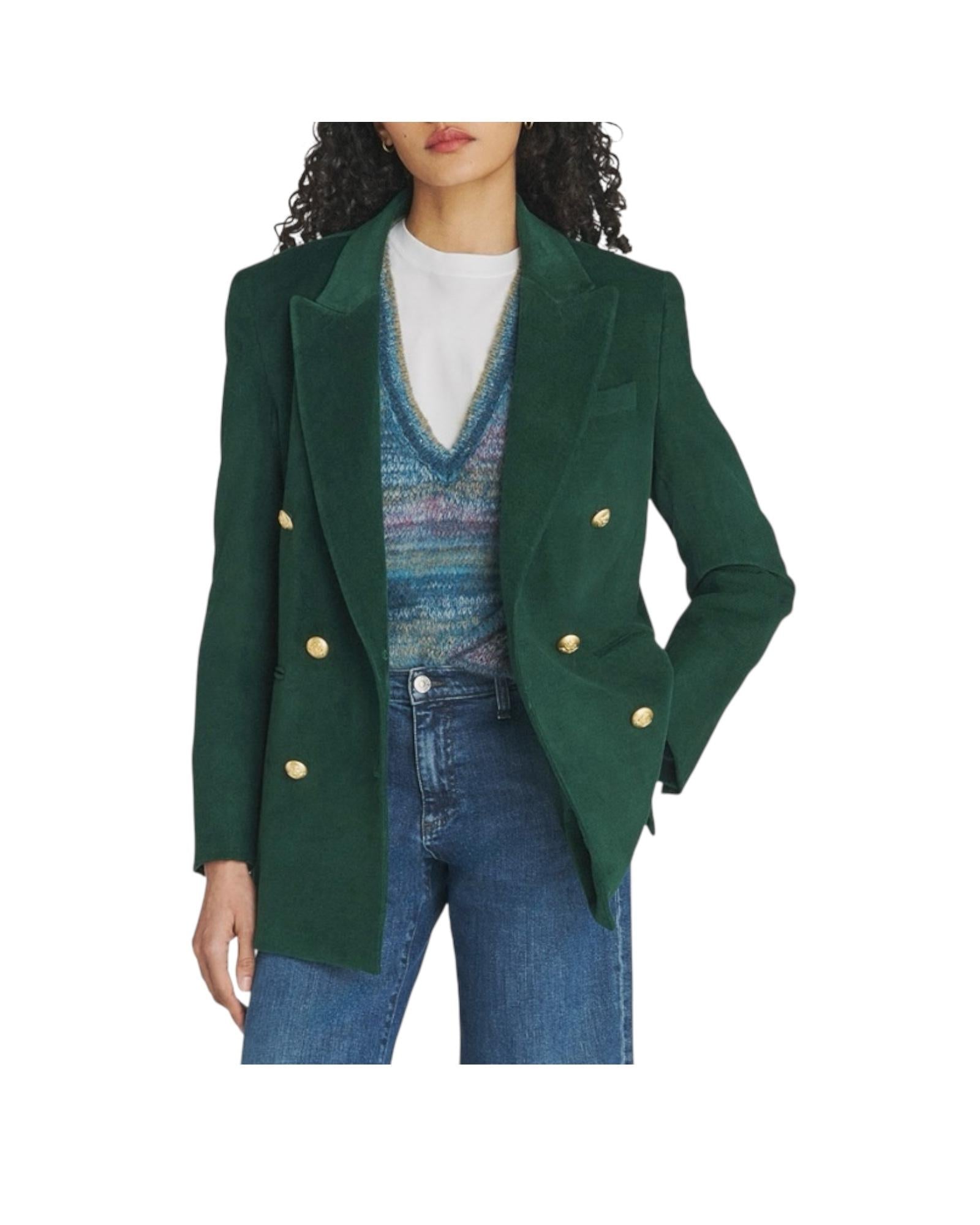 Blazer Doppiopetto in velluto liscio Bottle RND391CN60XXXX C0188 ROY ROGER'S 