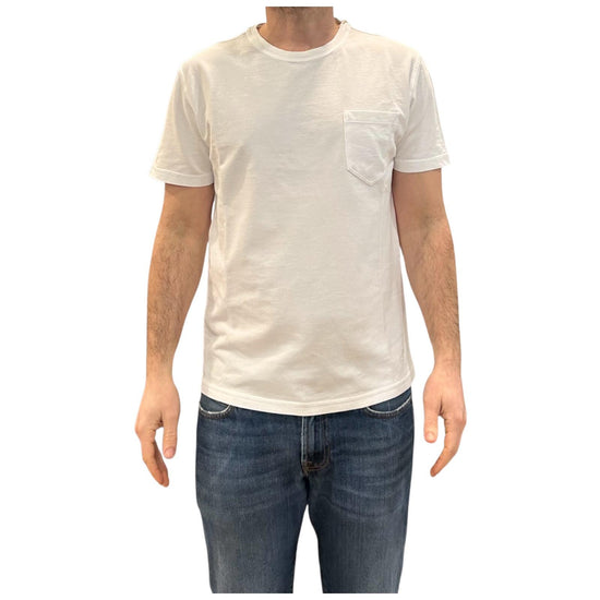 T-shirt Uomo Orchard Piquet White 1003 WHITE BL'KER 