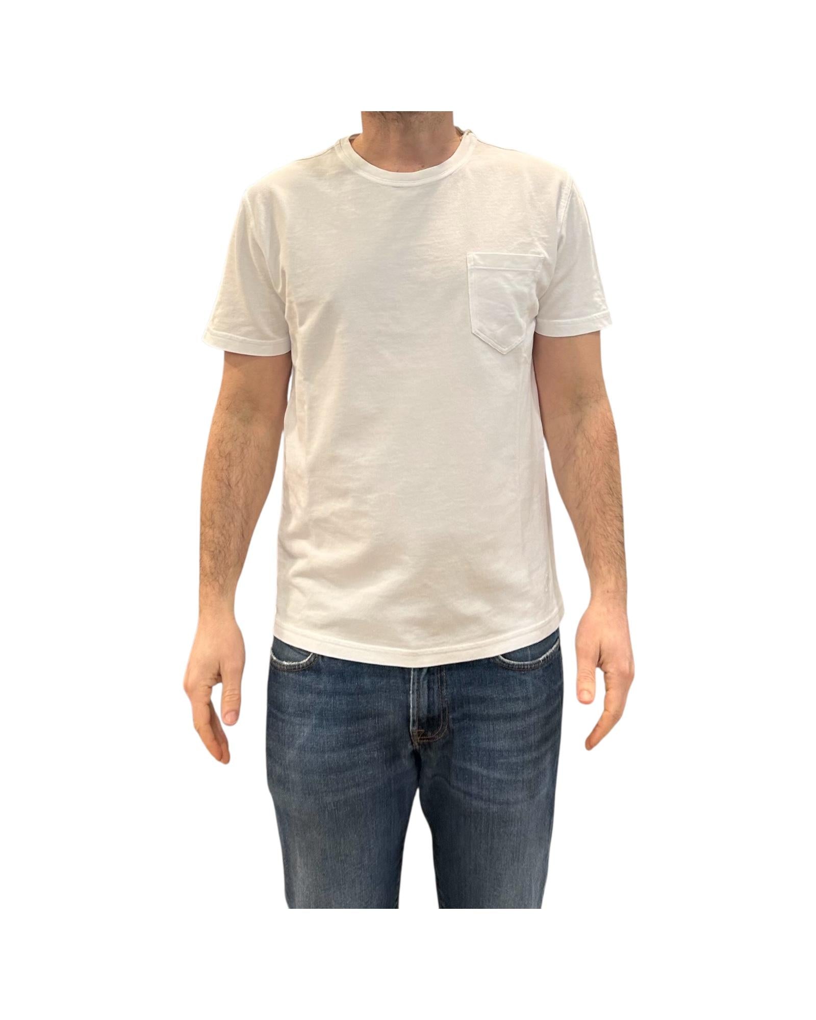 T-shirt Uomo Orchard Piquet White 1003 WHITE BL'KER 
