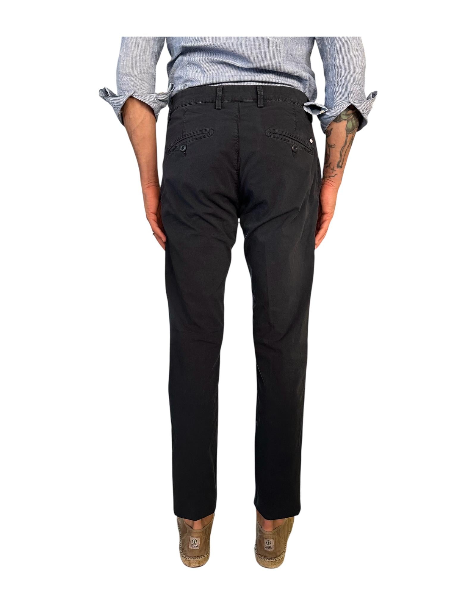Pantalone Soho Popeline Dark navy 002 SOHO POPELINE DARK NAVY MODFITTERS 