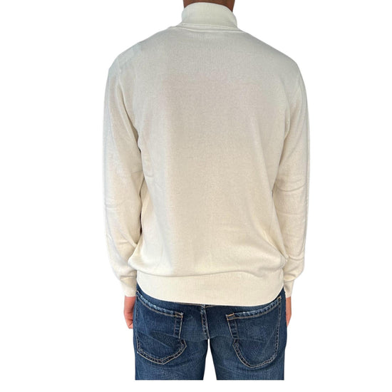 Dolcevita in lana e cashmere Bianco 00G50155M 301 MONTECHIARO 