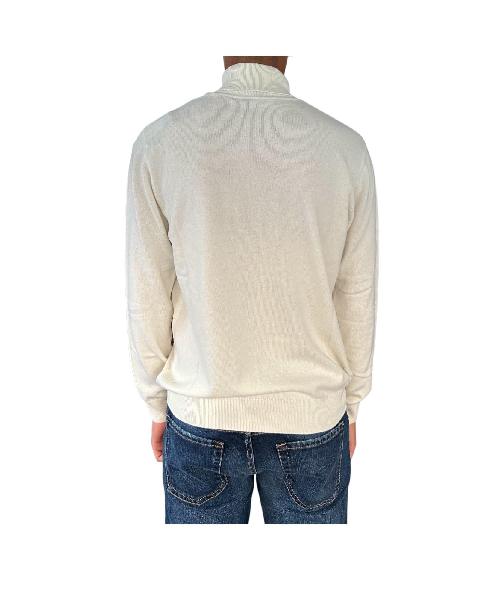 Dolcevita in lana e cashmere Bianco 00G50155M 301 MONTECHIARO 