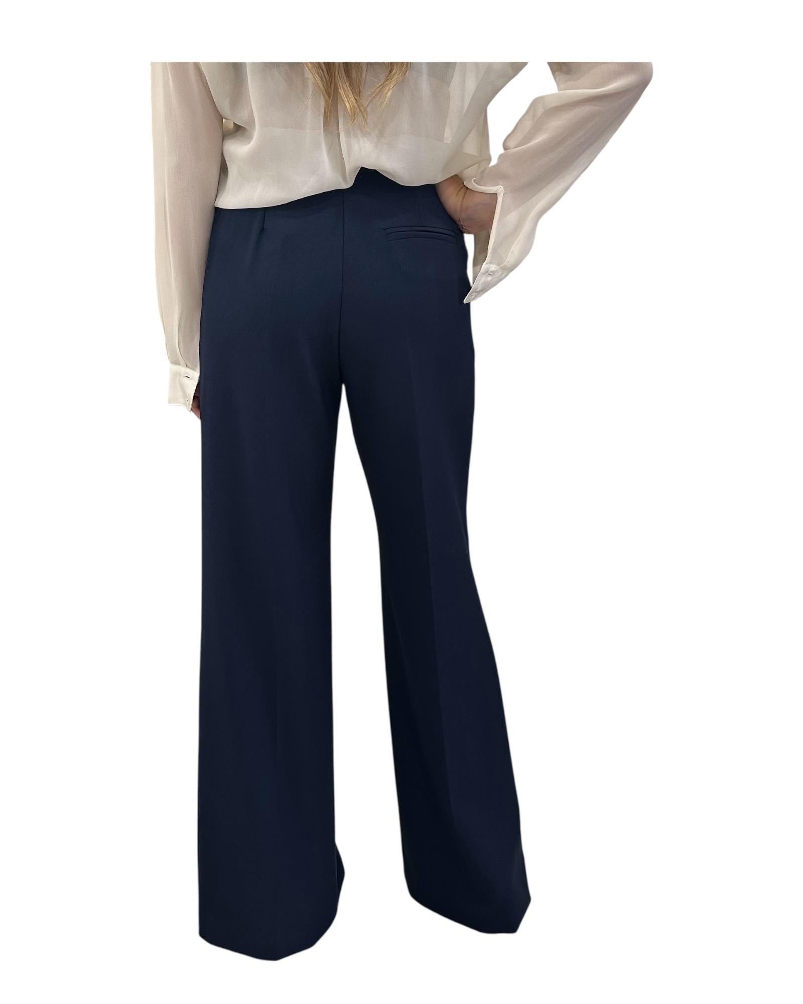 Pantalone a palazzo Blu PCB P032 004 haveone 